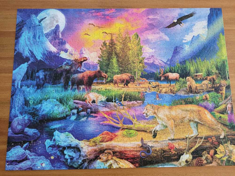 The Wild North* - Buffalo puzzle collectible - Main Image 2