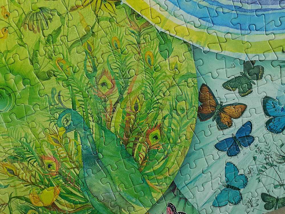 Rainbow Parasols - Buffalo Games puzzle collectible - Main Image 4