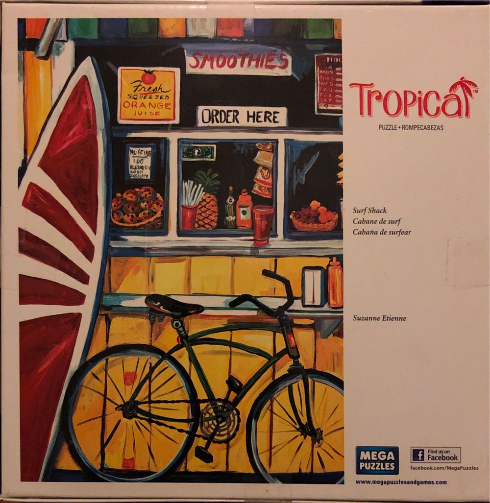 Surf Shack - Mega Puzzles puzzle collectible [Barcode 072348509378] - Main Image 2