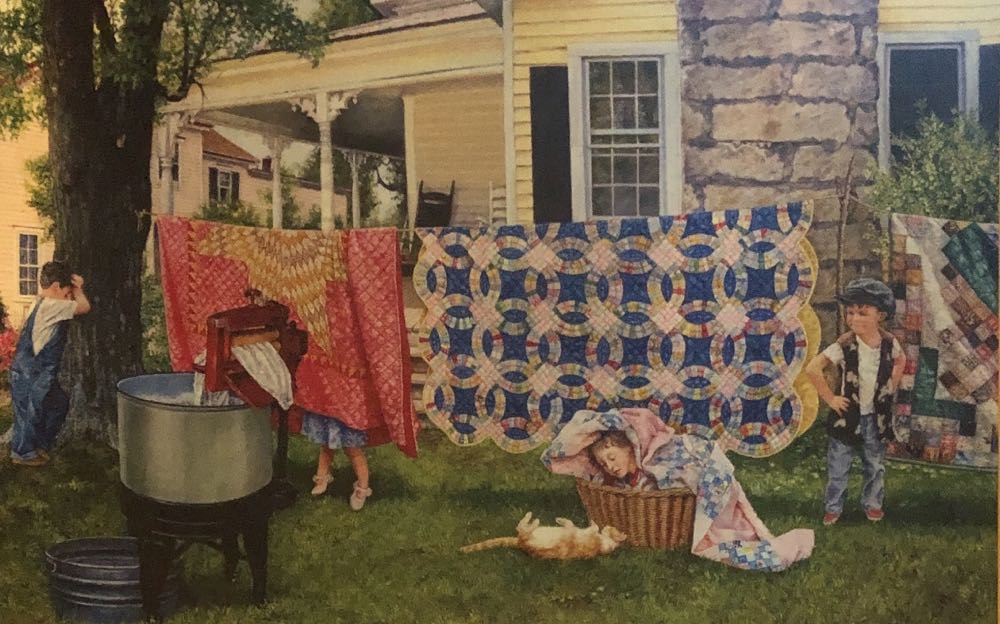 Hide N Quilt - SunsOut puzzle collectible [Barcode 796780442689] - Main Image 2