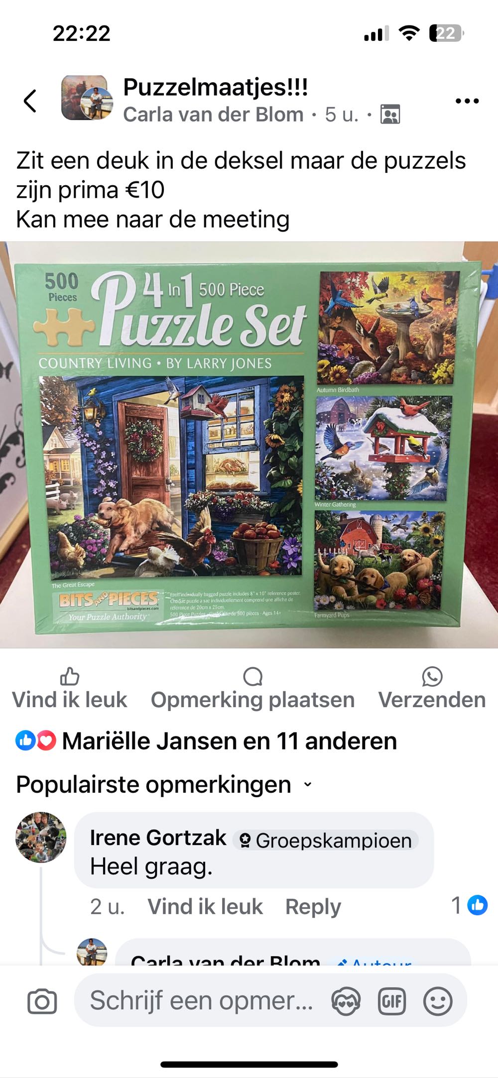 Country Living - Bits And Pieces puzzle collectible [Barcode 192949047014] - Main Image 3