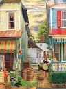 Porch Gossip - SunsOut puzzle collectible [Barcode 796780441828] - Main Image 1