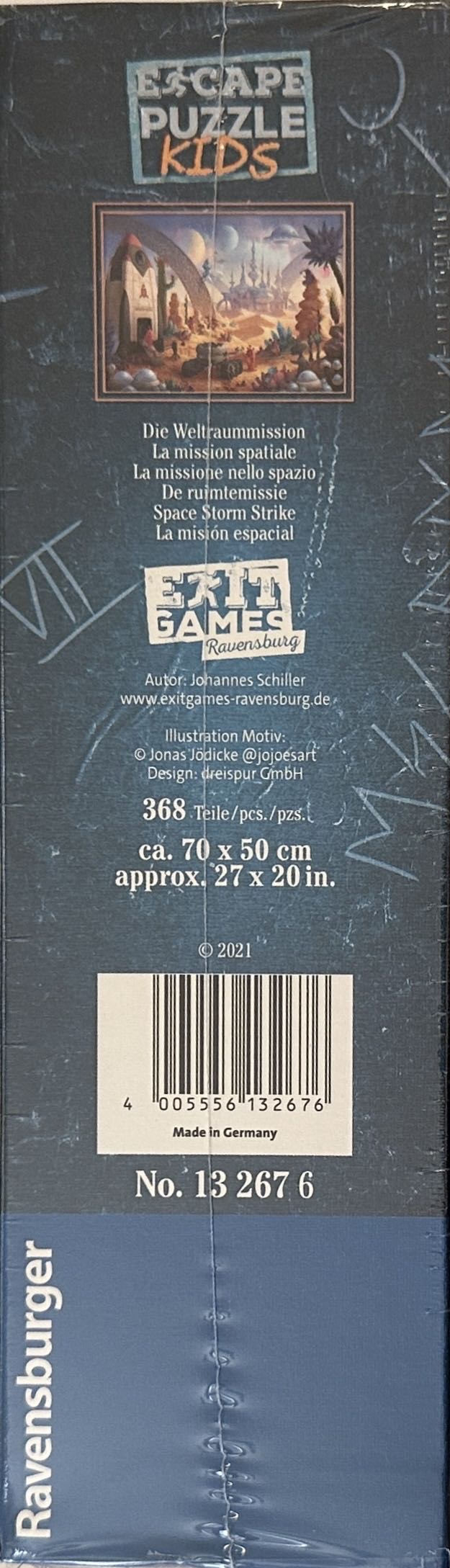 Escape Kids: Space Storm Strike - Ravensburger puzzle collectible [Barcode 4005556132676] - Main Image 2