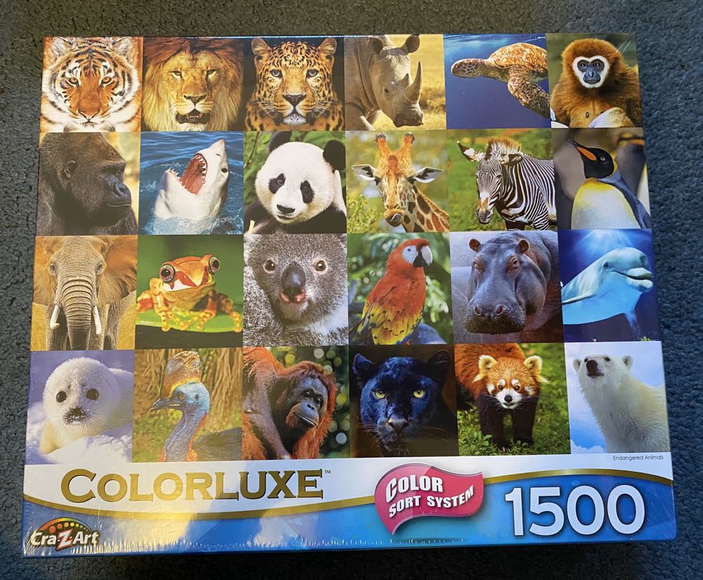 Endangered Animals - Colorluxe puzzle collectible - Main Image 1