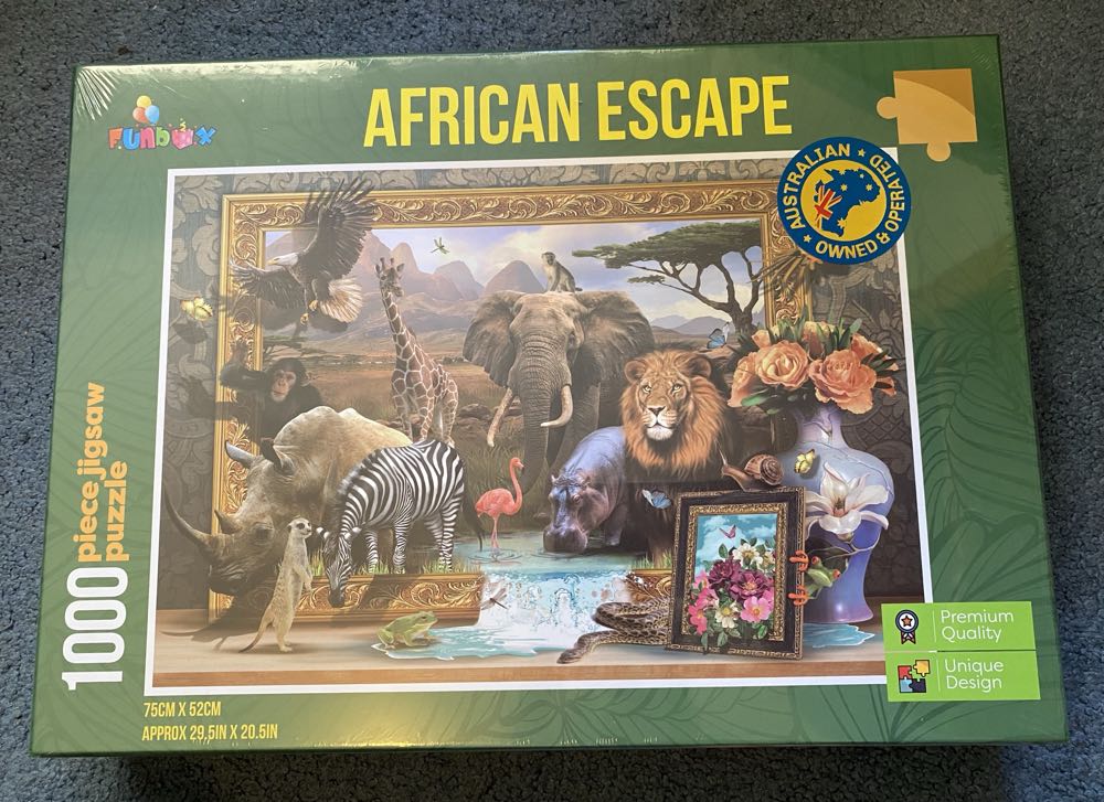 Jigsaw Puzzle Pcs Log Cabin Truck Lake Sunrise Darrell Bush Artist Complete