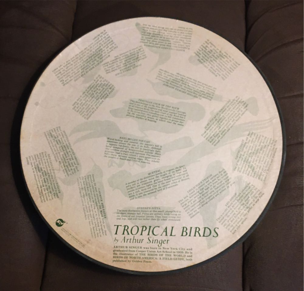 Tropical Birds - Round - Springbok puzzle collectible - Main Image 2