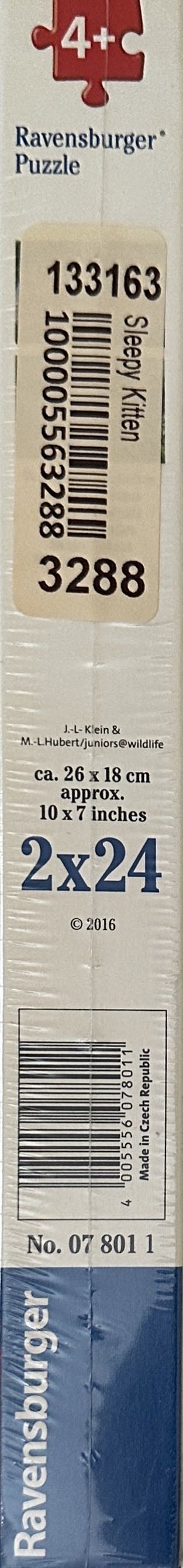 Sleepy Kittens (SOLD) - Ravensburger puzzle collectible [Barcode 4005556078011] - Main Image 2