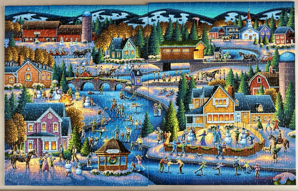 Over The River (PC)  💎 - Dowdle puzzle collectible [Barcode 671095013703] - Main Image 2