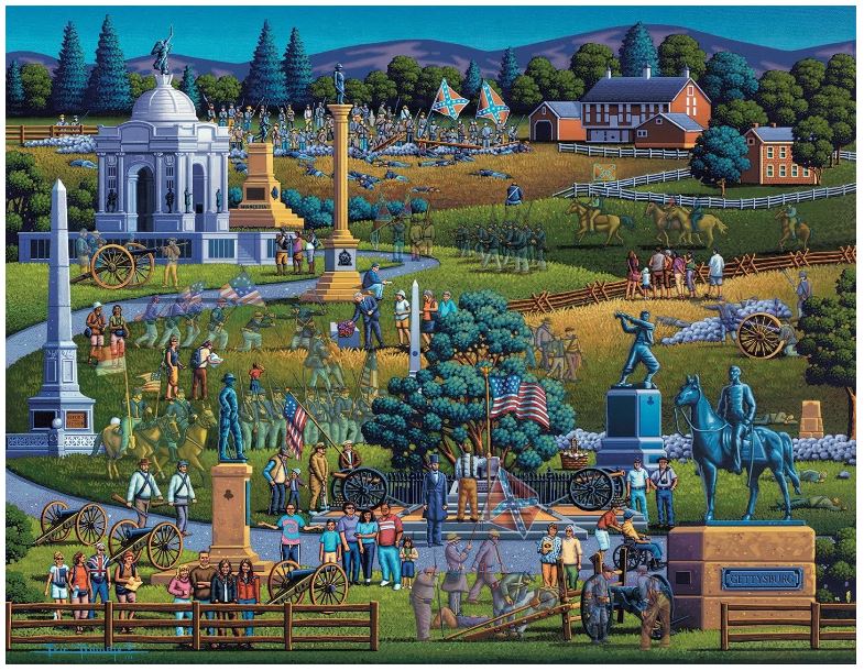 Gettysburg - Dowdle puzzle collectible [Barcode 671095003506] - Main Image 3