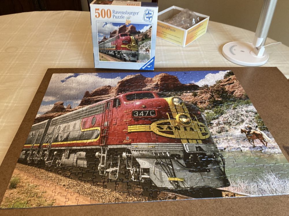 Santa Fe Super Chief - Ravenburger puzzle collectible [Barcode 666273819505] - Main Image 2