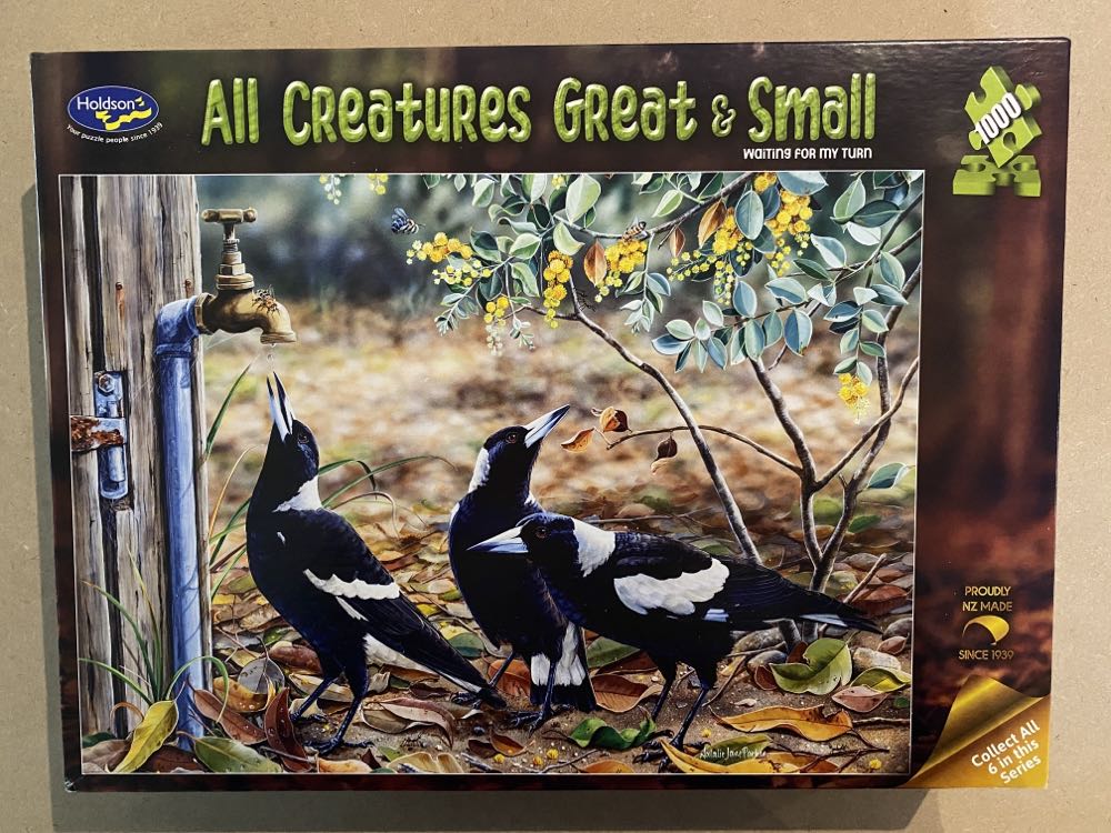 Holdson - All Creatures Great and Small: Waiting For My Turn - Holdson puzzle collectible - Main Image 1