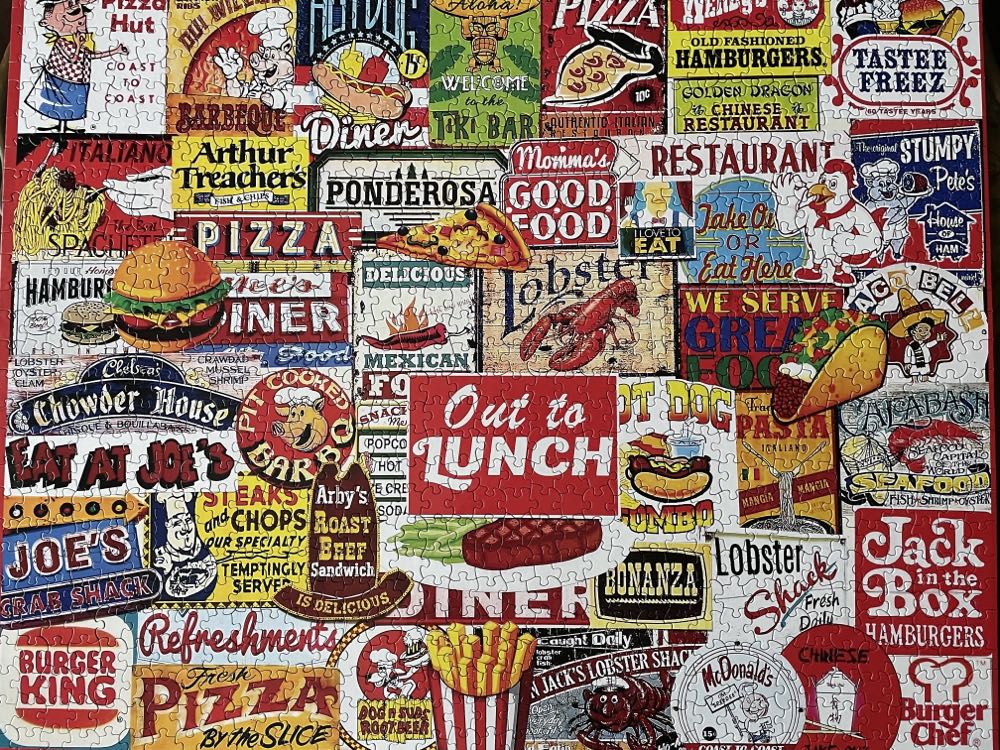 Out To Lunch* - White Mountain puzzle collectible - Main Image 2