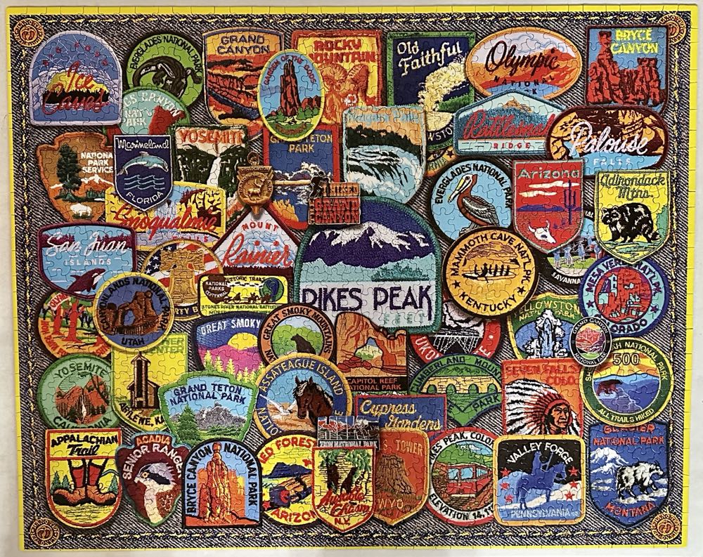 National Park Patches - White Mountain puzzle collectible - Main Image 2