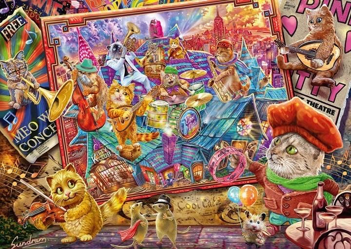 Cat Mania - Schmidt puzzle collectible [Barcode 4001504599799] - Main Image 2