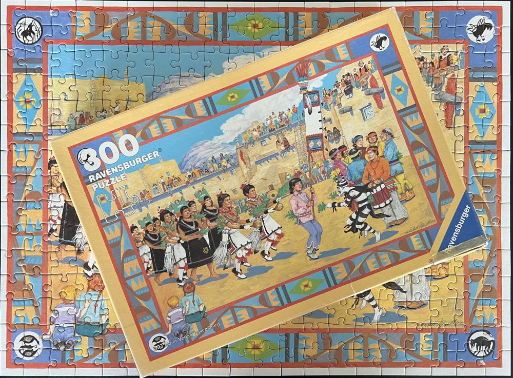 The Green Corn Dance - 388, 4/24/23-SOLD - Ravensburger puzzle collectible [Barcode 4005556130559] - Main Image 4