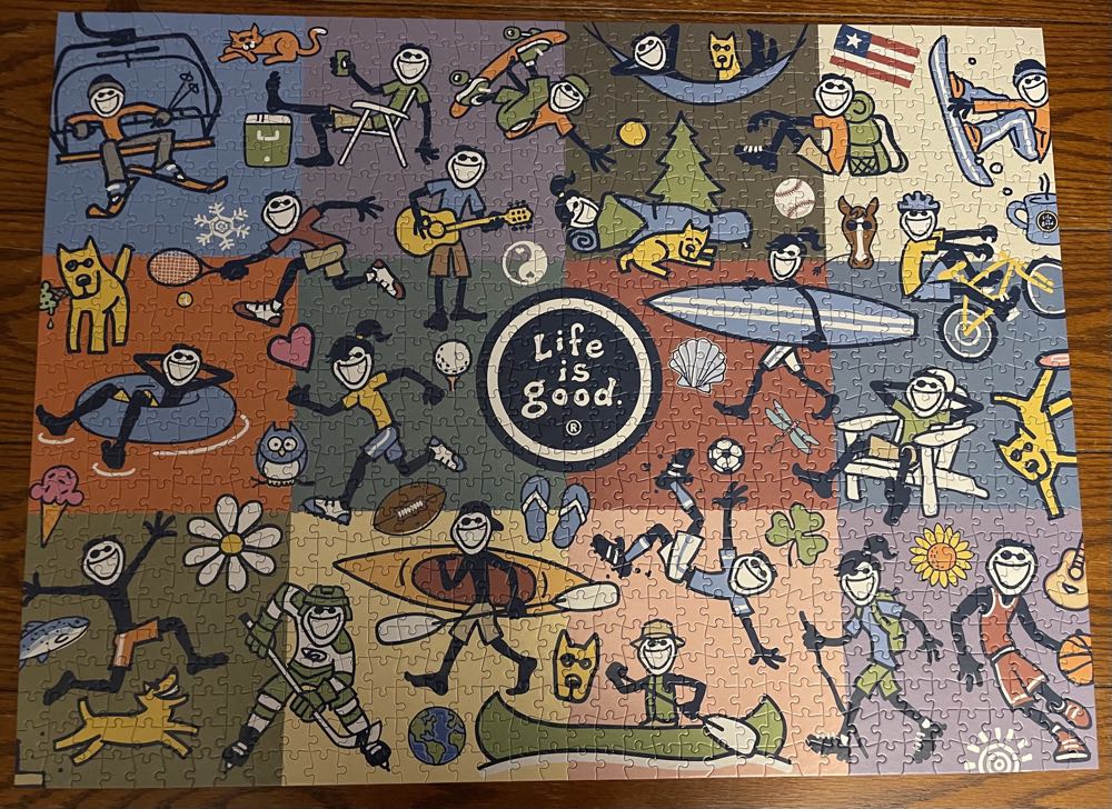 Life is Good: Vintage Jake Collage - Buffalo puzzle collectible - Main Image 2