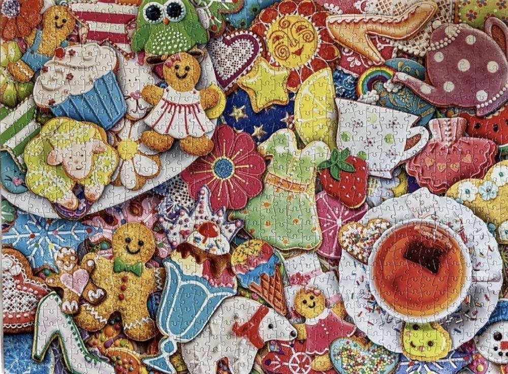 Tea and Cookies* - Buffalo puzzle collectible - Main Image 3