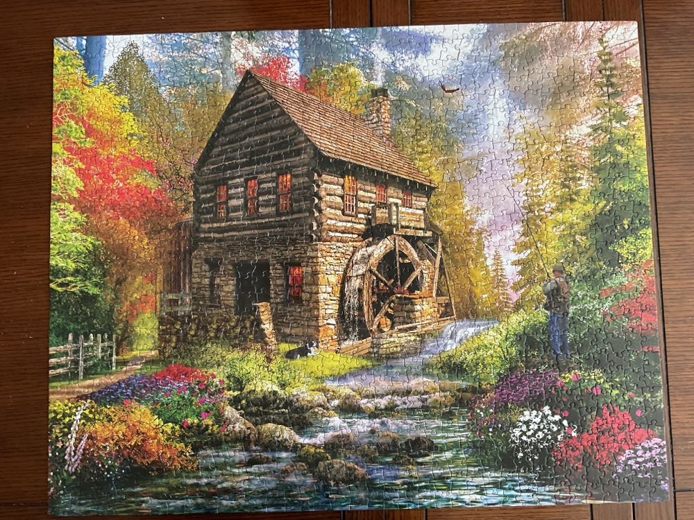 Mill Cottage - Vermont Christmas Company puzzle collectible [Barcode 871241009202] - Main Image 2