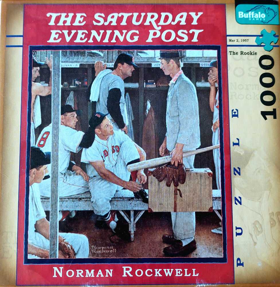 Norman Rockwell: The Rookie - Buffalo puzzle collectible [Barcode 079346010783] - Main Image 2
