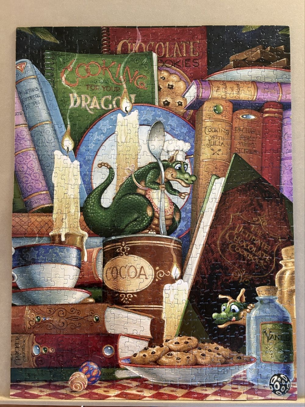 Cooking By Candlelight - Vermont Christmas Company puzzle collectible [Barcode 871241009998] - Main Image 2