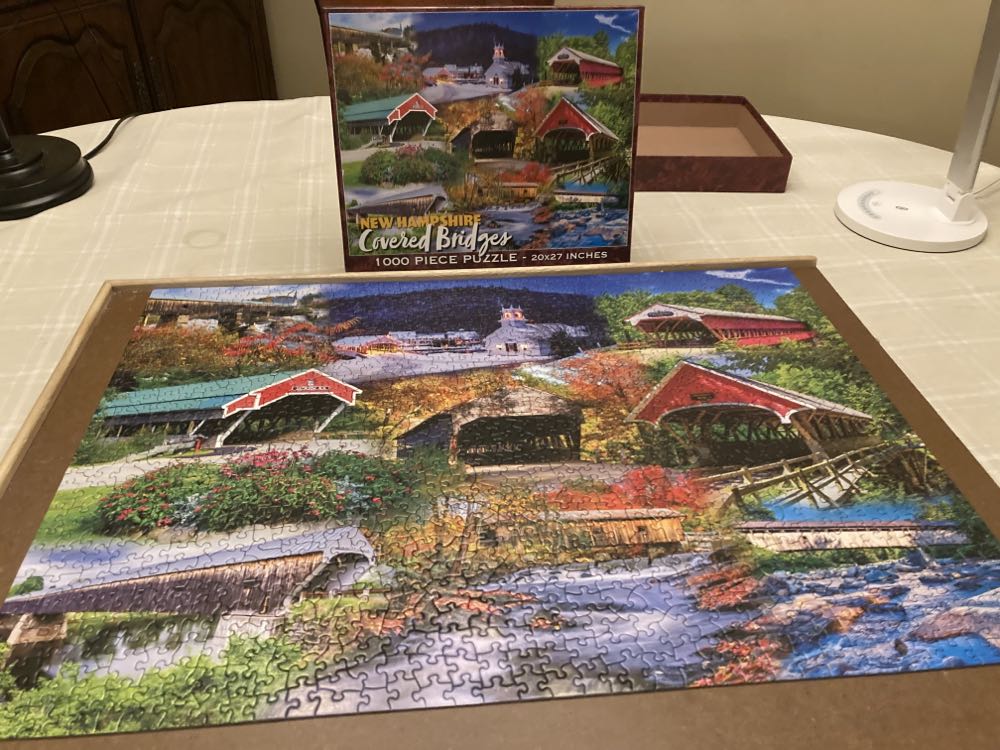 New Hampshire Covered Bridges - Eastern Illustrating puzzle collectible - Main Image 2