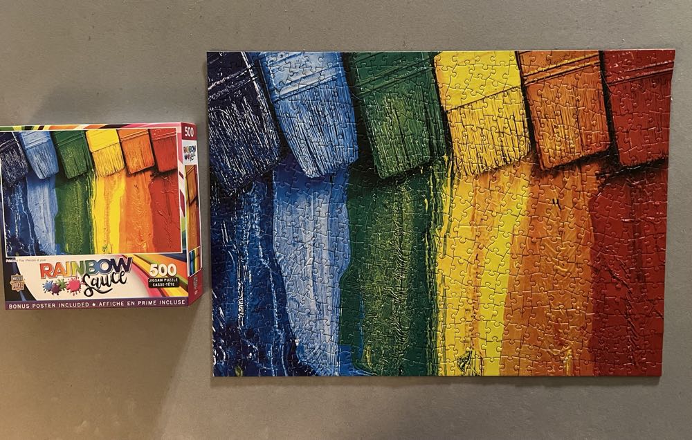 Rainbow Sauce : Paint and Play - MasterPieces puzzle collectible [Barcode 705988822025] - Main Image 4