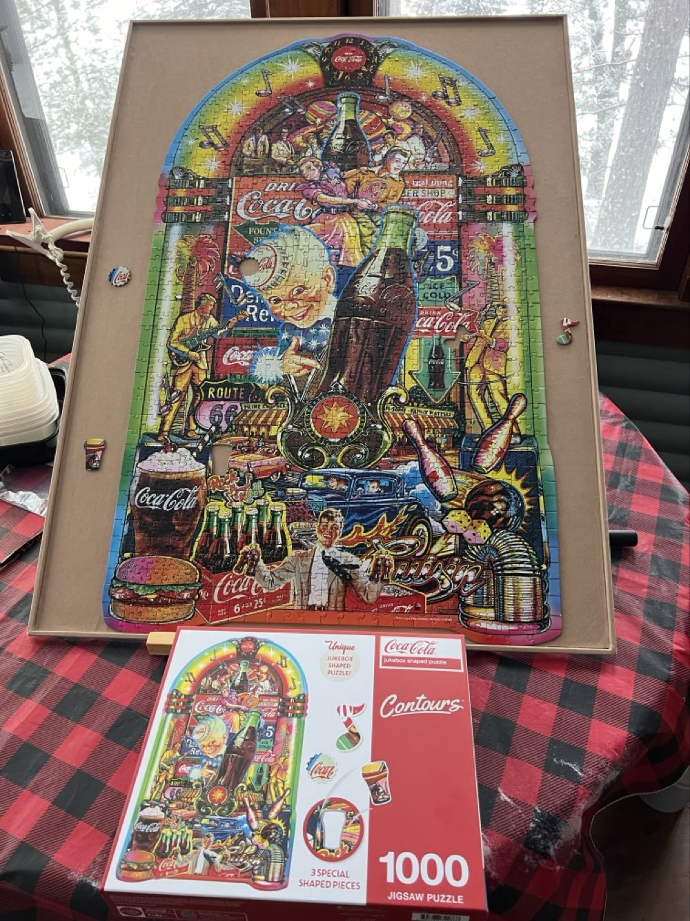Coca-Cola Jukebox - Master Pieces puzzle collectible [Barcode 705988722868] - Main Image 3