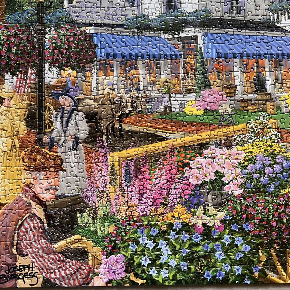 Victorian Spring - Bits And Pieces puzzle collectible [Barcode 192949006264] - Main Image 2