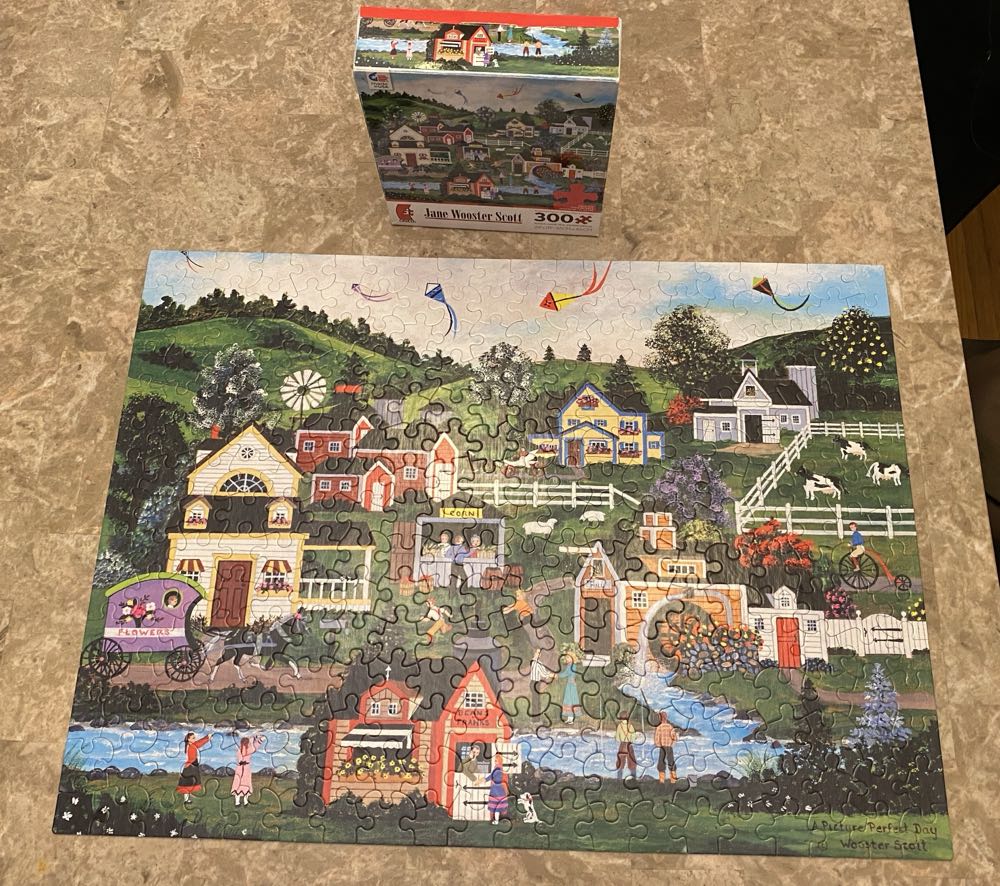 A Picture Perfect Day - Jane Wooster Scott - Ceaco puzzle collectible - Main Image 2
