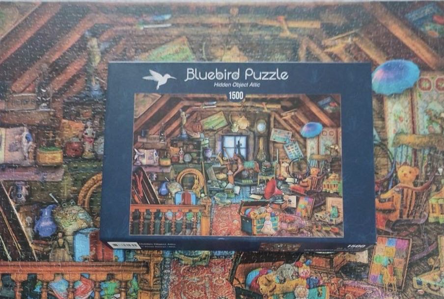 Hidden Object Attic - Bluebird Puzzle puzzle collectible [Barcode 3663384704345] - Main Image 4