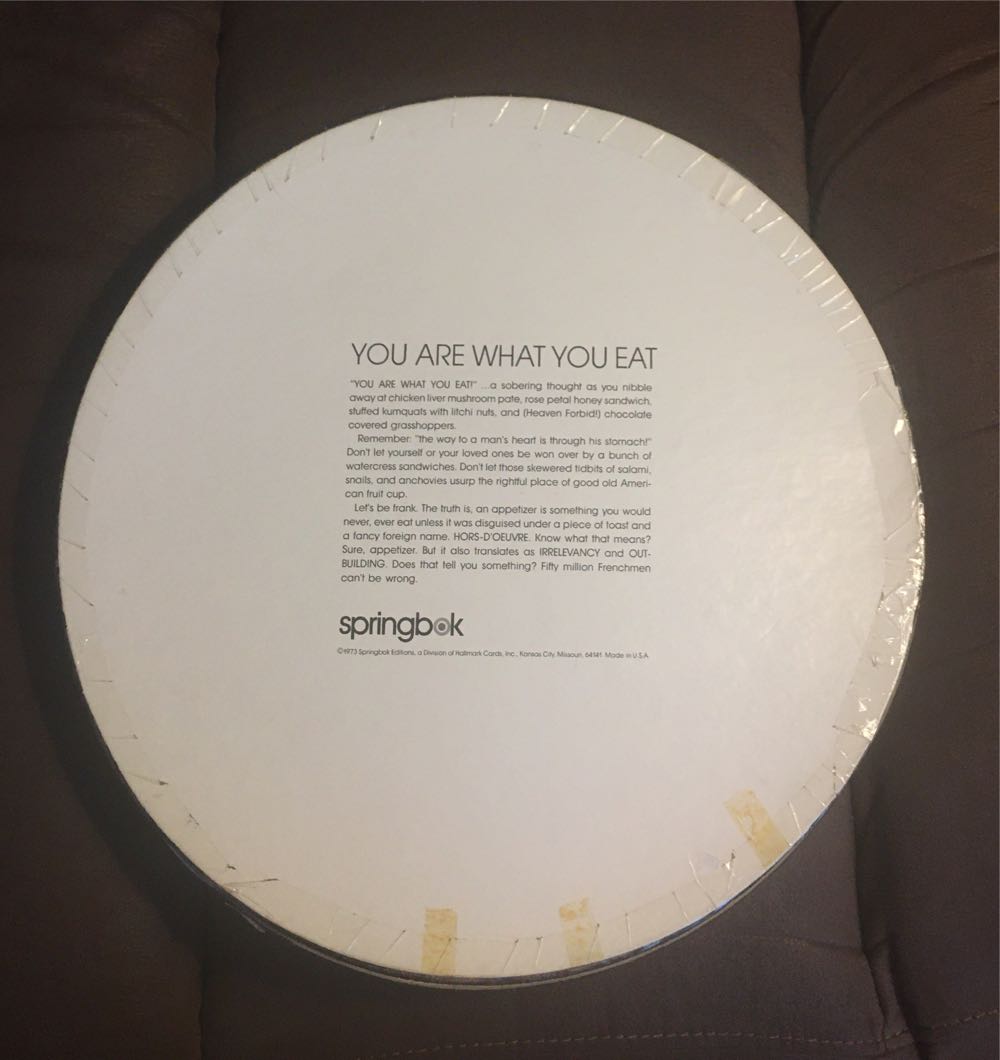 You are What You Eat* - Springbok (Vintage) puzzle collectible - Main Image 2