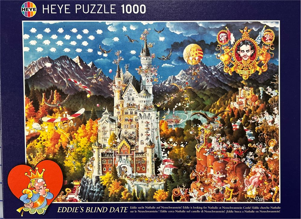 Eddie’s Blind Date (Nathalie) - HEYE puzzle collectible [Barcode 4001689290696] - Main Image 2