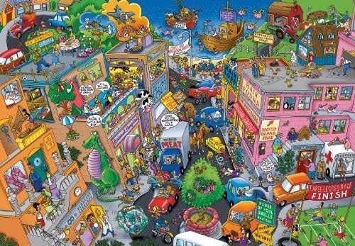 Miggley Avenue - Gibsons puzzle collectible [Barcode 5012269070552] - Main Image 2