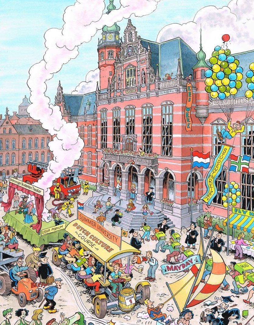 Cities of the World Groningen (maken) - Ravensburger puzzle collectible [Barcode 4005556165964] - Main Image 2