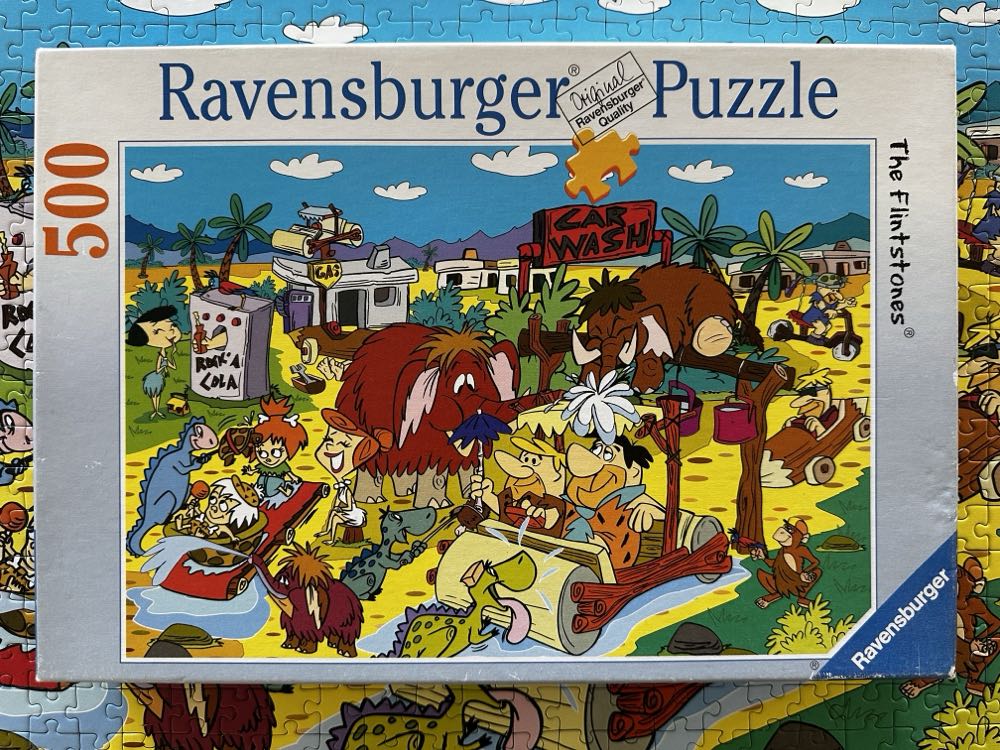 The Flintstones - Car Wash B - Ravensburger puzzle collectible [Barcode 4005556141883] - Main Image 3