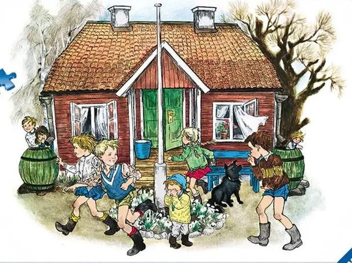 The Children Of Noisy Village - Ravensburger puzzle collectible [Barcode 4005556168927] - Main Image 2