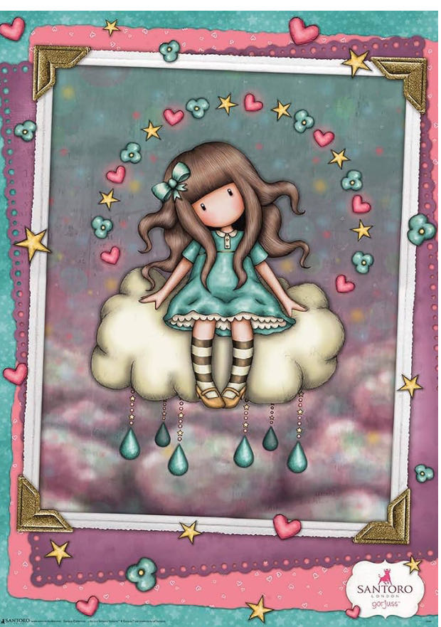 Santoro Aprils Showers 🟦🇨🇦 - Educa puzzle collectible [Barcode 8412668184848] - Main Image 2