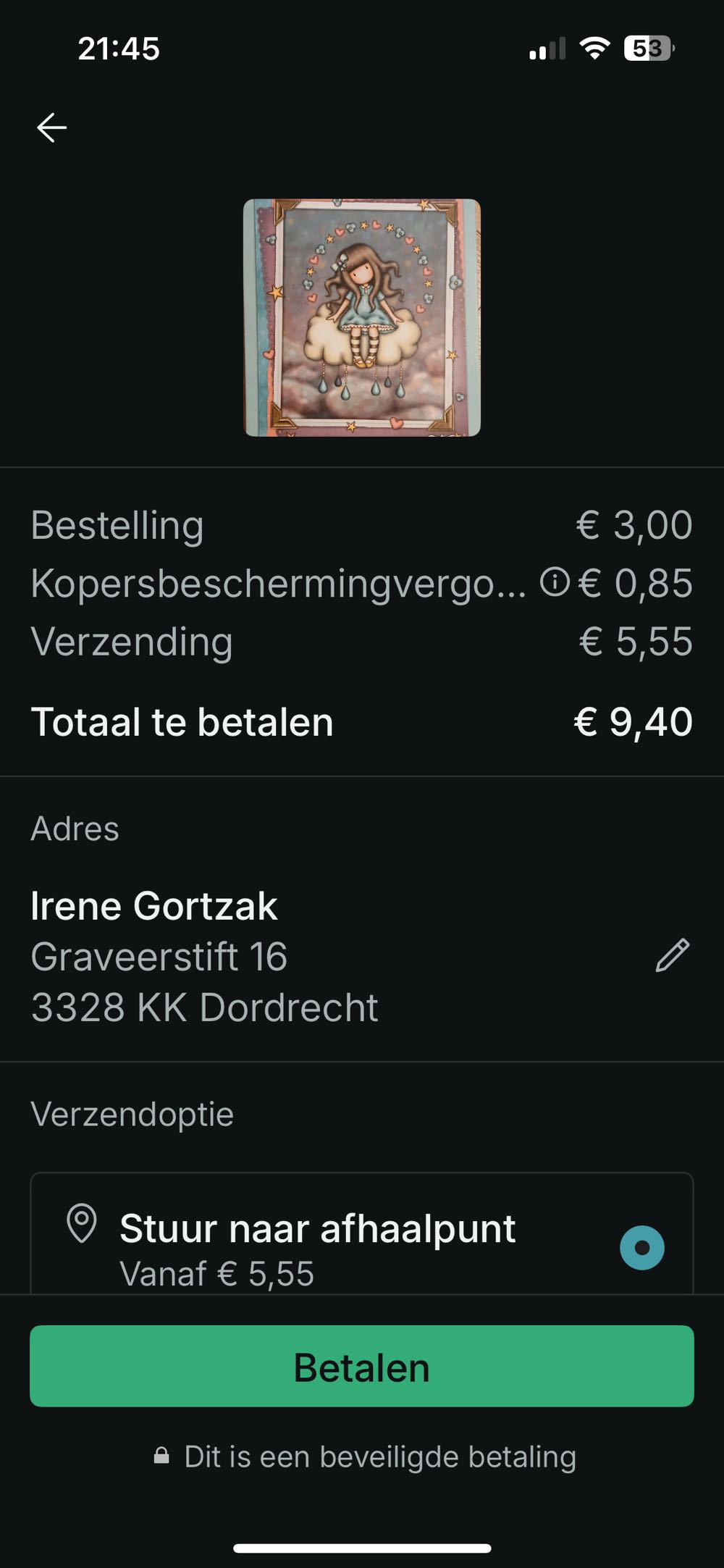 Santoro Aprils Showers 🟦🇨🇦 - Educa puzzle collectible [Barcode 8412668184848] - Main Image 3