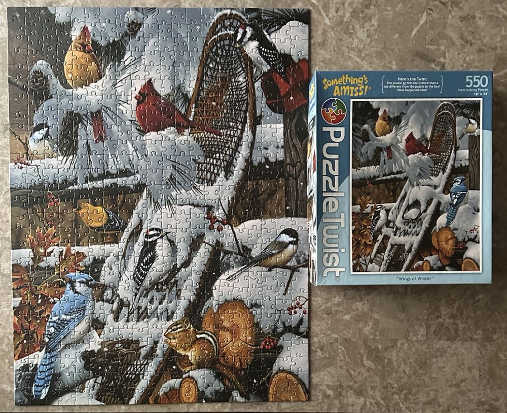 Wings Of Winter - Puzzle Twist Something’s Amiss🚫 puzzle collectible [Barcode 614399101103] - Main Image 2