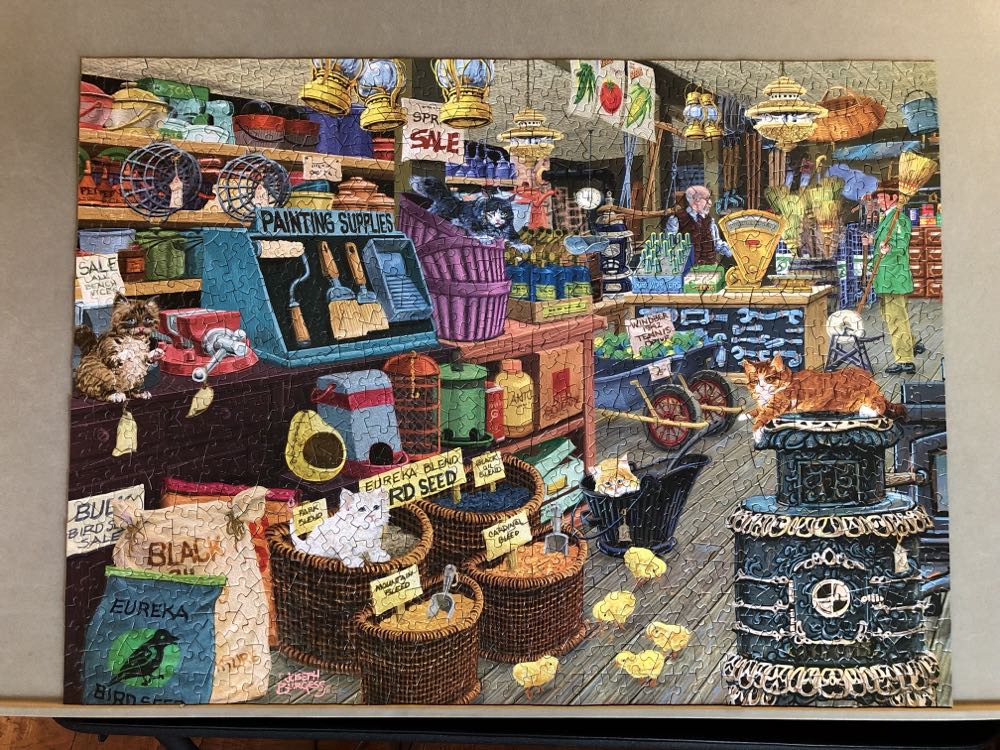 Party In The Feed Aisle - Bits And Pieces puzzle collectible [Barcode 192949059543] - Main Image 2