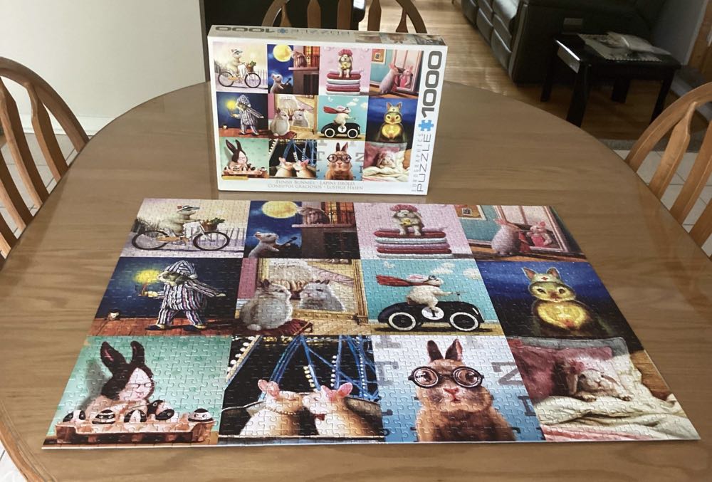 Funny Bunnies - Done - Eurographics puzzle collectible [Barcode 628136656931] - Main Image 4