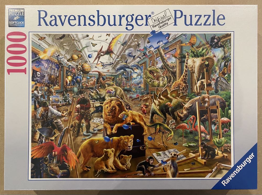 Ravensburger - Chaos at the Gallery - Ravenburger puzzle collectible - Main Image 1