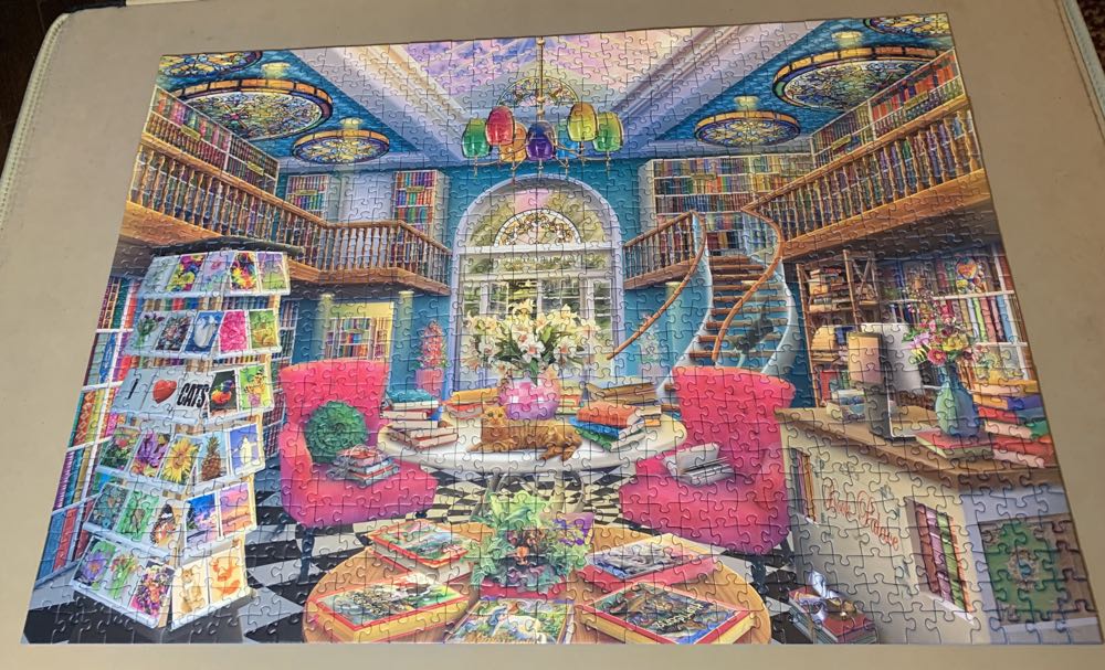 The Book Palace - Ravenburger puzzle collectible - Main Image 2