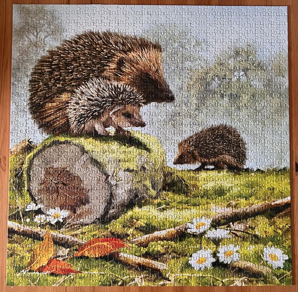 Hedgehog Family - Otter House puzzle collectible [Barcode 5017680032448] - Main Image 2