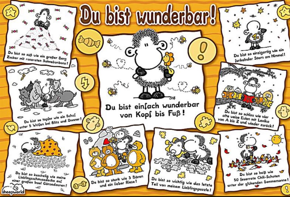 Sheepworld - You Are Wonderful NEW - Ravensburger puzzle collectible [Barcode 4005556154944] - Main Image 2