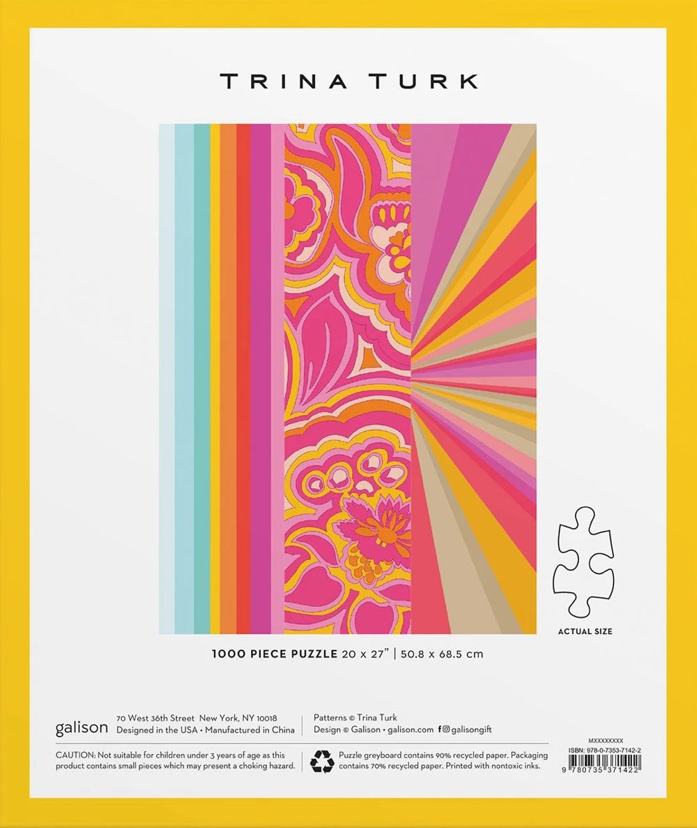 Trina Turk* - Galison puzzle collectible [Barcode 9780735371422] - Main Image 3