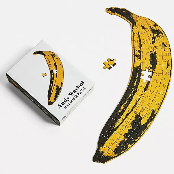 Andy Warhol Mini Shaped Banana - Galison 🇺🇸 puzzle collectible [Barcode 9780735359987] - Main Image 2