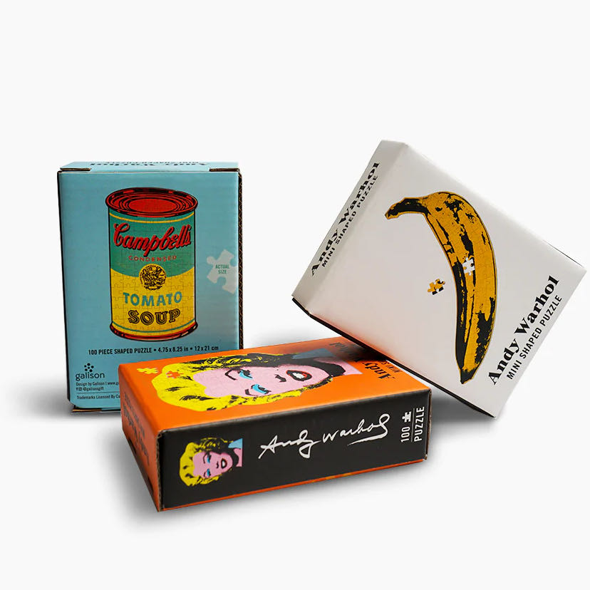 Andy Warhol Mini Shaped Banana - Galison 🇺🇸 puzzle collectible [Barcode 9780735359987] - Main Image 3