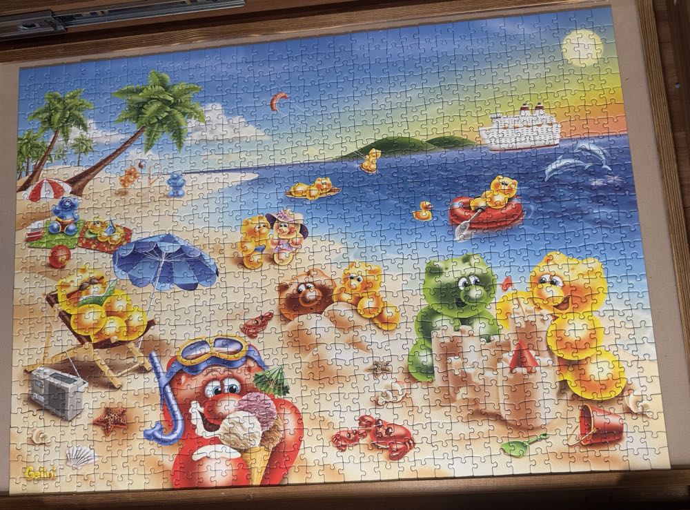 Gelini - On The Beach - Ravensburger puzzle collectible [Barcode 4005556153329] - Main Image 2