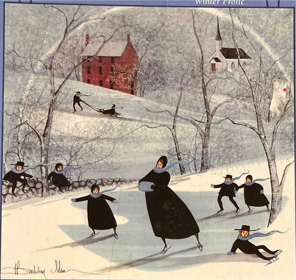 Winter Frolic - Ceaco puzzle collectible [Barcode 021081029513] - Main Image 2